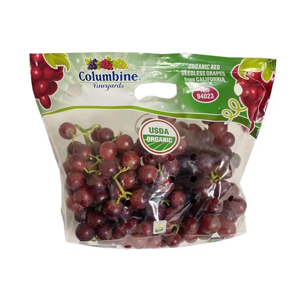 Organic Red Seedless Grapes  Hy-Vee Aisles Online Grocery Shopping