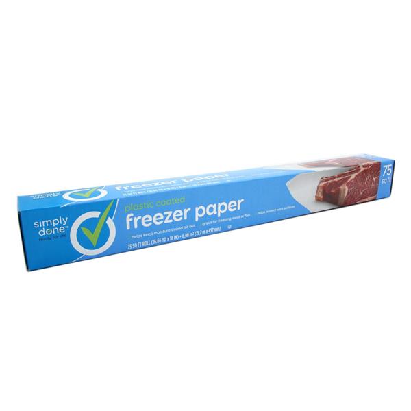 Simply Done Plastic Coated Freezer Paper 75 Sq Ft HyVee Aisles