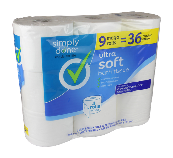 Simply Done Ultra Soft Mega Roll Bath Tissue | Hy-Vee Aisles Online ...