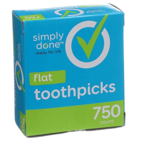 where to find flat toothpicks