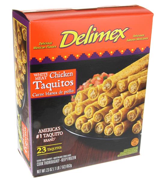 taquitos delimex chicken 23ct meat taquito why