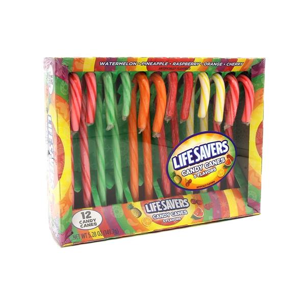 Life Savers 5 Flavors Assorted Holiday Candy Canes Hy Vee Aisles