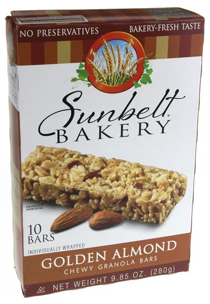 Sunbelt Bakery Golden Almond Chewy Granola Bars 10Ct | Hy ...