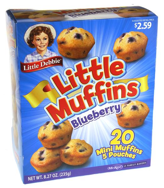 Little Debbie Little Muffins Blueberry 5 Pk | Hy-Vee Aisles Online ...