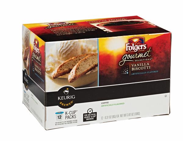 Folgers Gourmet Selections Vanilla Biscotti Flavored KCups ...