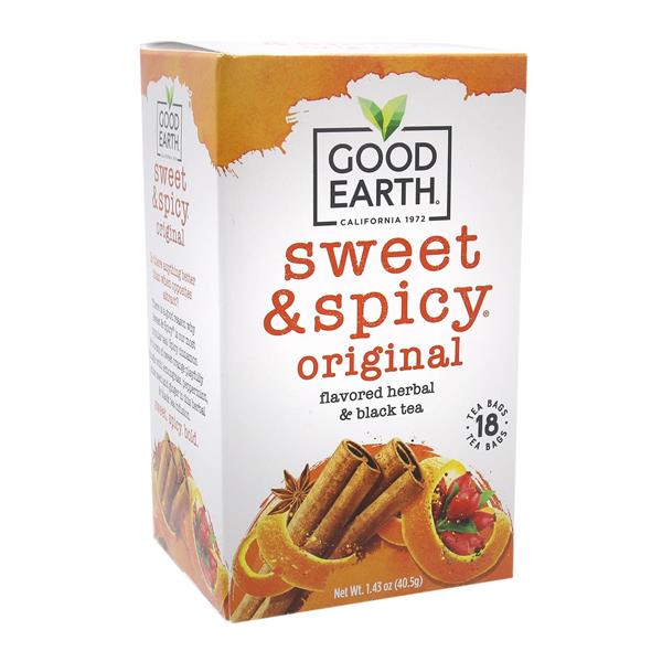 Good Earth Sweet & Spicy Herbal & Black Tea 18 Count | Hy-Vee Aisles