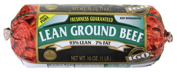 Lean Ground Beef 93 Lean 7 Fat Hy Vee Aisles Online Grocery Shopping