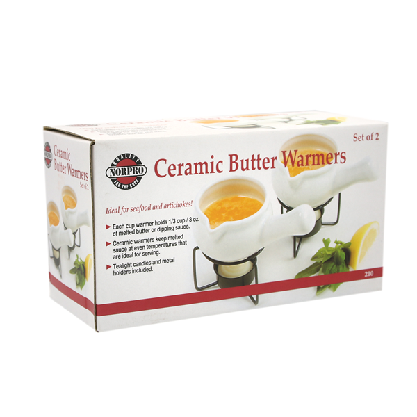 Norpro Ceramic Butter Warmer - Set of 2 – the international pantry