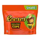 REESE'S Crunchy Peanuts Miniatures Milk Chocolate Peanut Butter Cups, Candy Share Pack