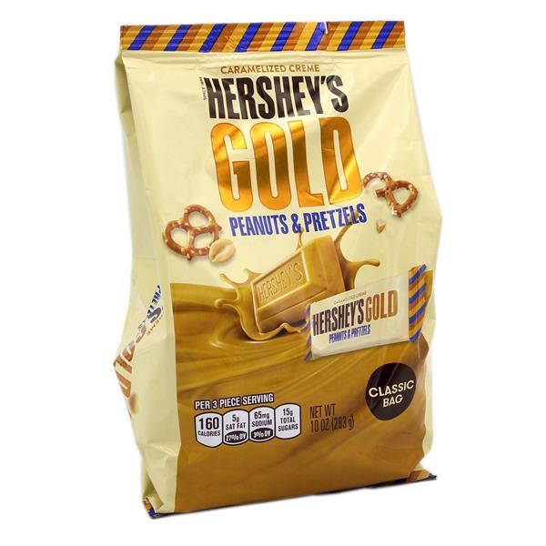 Hersheys Gold Miniatures Peanuts & Pretzels Classic Bag HyVee Aisles