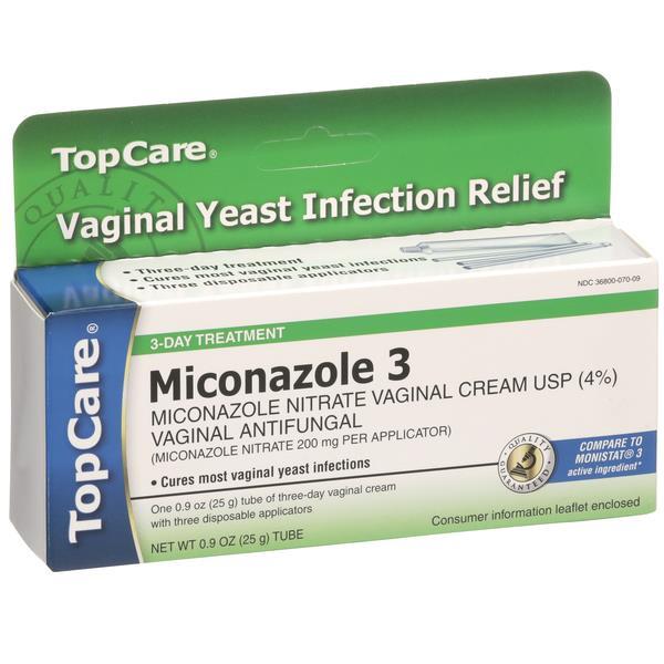 TopCare Miconazole 3 Vaginal Yeast Infection Relief HyVee Aisles