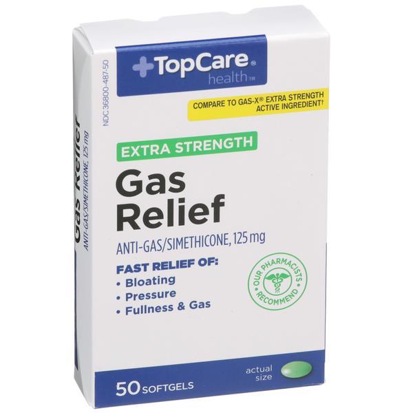 TopCare Health Extra Strength Gas Relief Softgels HyVee Aisles
