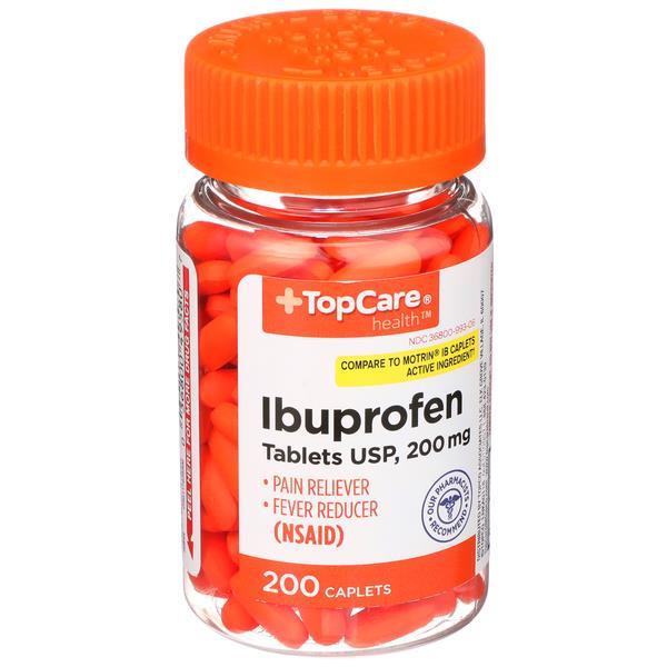 TopCare Health Ibuprofen 200mg Caplets HyVee Aisles Online Grocery