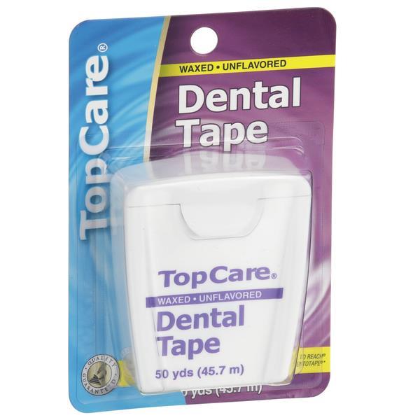 TopCare Waxed Unflavored Dental Tape HyVee Aisles Online Grocery