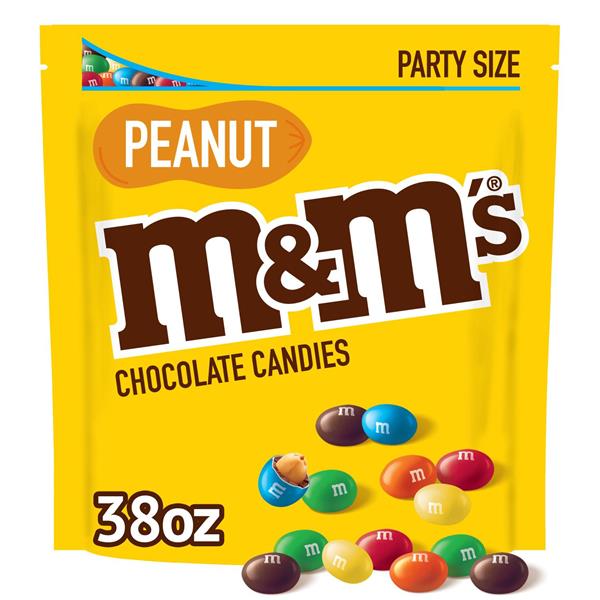 M&M's Chocolate Candies, Peanut 3.1 Oz, Chocolate
