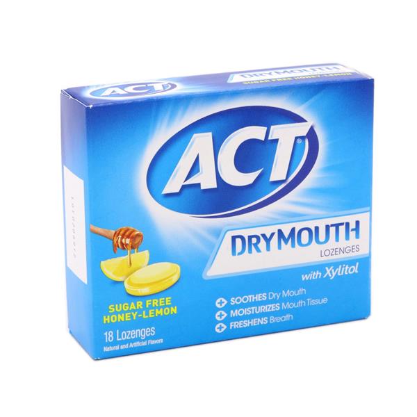 Act Dry Mouth Lozenges Sugar Free HoneyLemon HyVee Aisles Online
