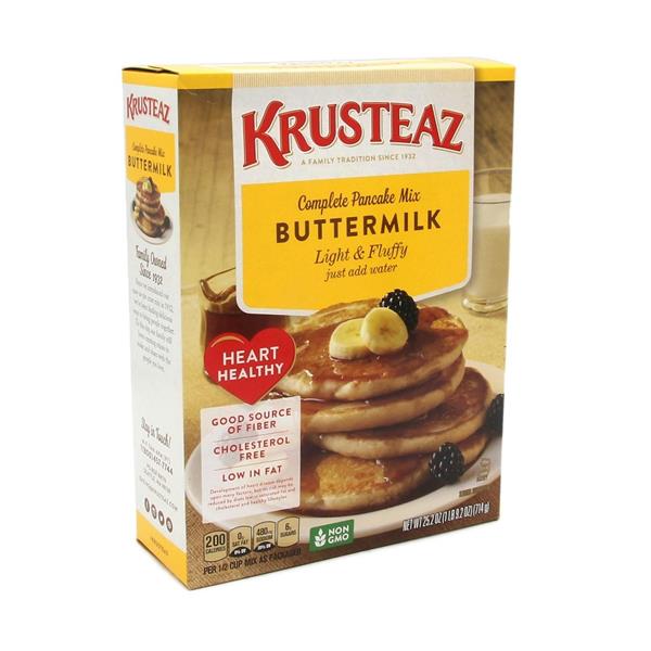 Krusteaz Light & Fluffy Buttermilk Complete Pancake Mix 25.2 oz. Box