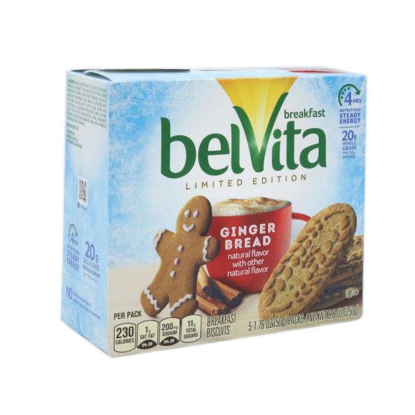 Nabisco Belvita Breakfast Biscuits Limited Edition, Gingerbread 51.76