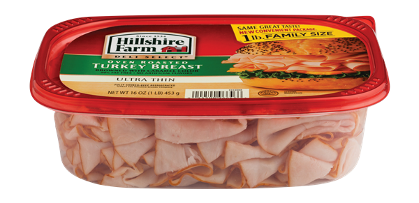 Hillshire Farm Deli Select Family Size Oven Roasted Turkey Breast Ultra ...