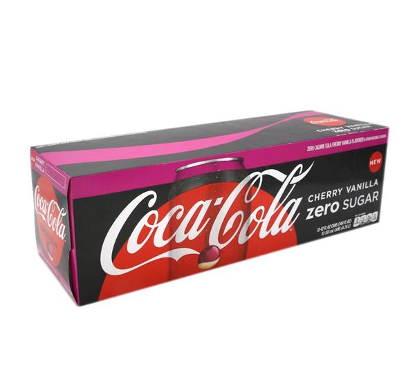 Coca-Cola Cherry Vanilla Zero Sugar 12Pk | Hy-Vee Aisles Online Grocery ...