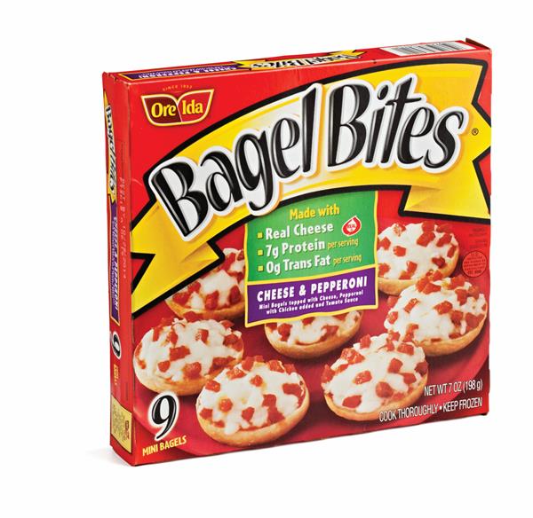 Bagel Bites Cheese And Pepperoni Mini Bagels 9ct Hy Vee Aisles Online Grocery Shopping 