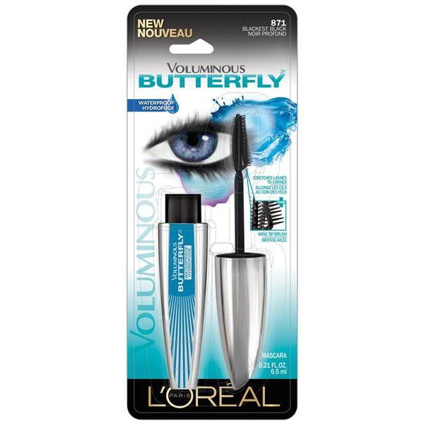 Stavning Evaluering blanding L'Oreal Paris Voluminous Butterfly Waterproof Mascara 871 Blackest Black |  Hy-Vee Aisles Online Grocery Shopping