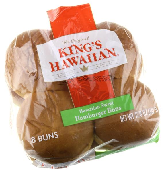 King's Hawaiian Sweet Hamburger Buns 8Ct HyVee Aisles Online Grocery