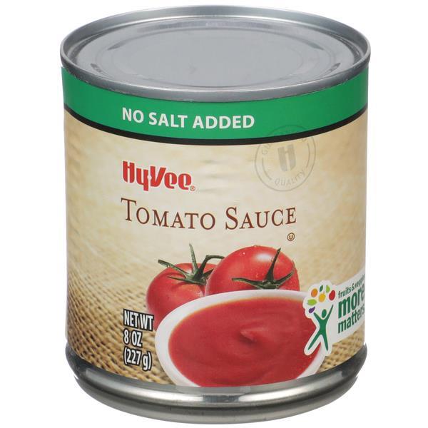 HyVee No Salt Added Tomato Sauce HyVee Aisles Online Grocery Shopping