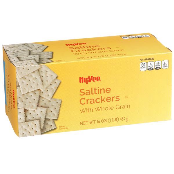 HyVee Saltine Crackers with Whole Grain HyVee Aisles Online Grocery