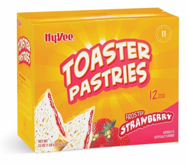 Hy-Vee Frosted Strawberry Toaster Pastries 12Ct12Ct | Hy-Vee Aisles ...