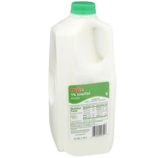 HyVee 1 Lowfat Milk Half Gallon HyVee Aisles Online Grocery Shopping