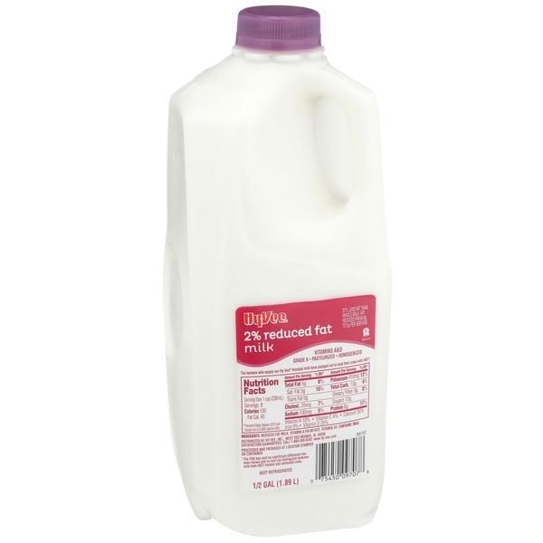 Hy-Vee 2% Reduced Fat Milk | Hy-Vee Aisles Online Grocery Shopping