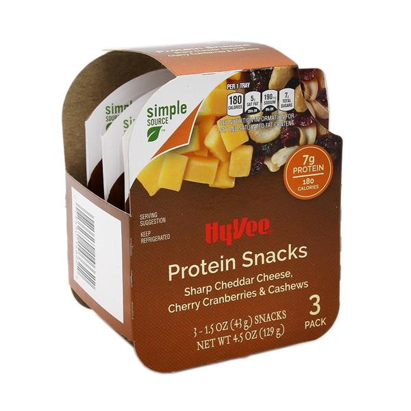 HyVee Cheddar Cranberry Cashew Protein Snack 3 1.5 oz Snacks HyVee Aisles Online Grocery