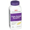 Hy-Vee HealthMarket All Natural Triple Omega Complex 3-6-9 Enteric Coated Softgels