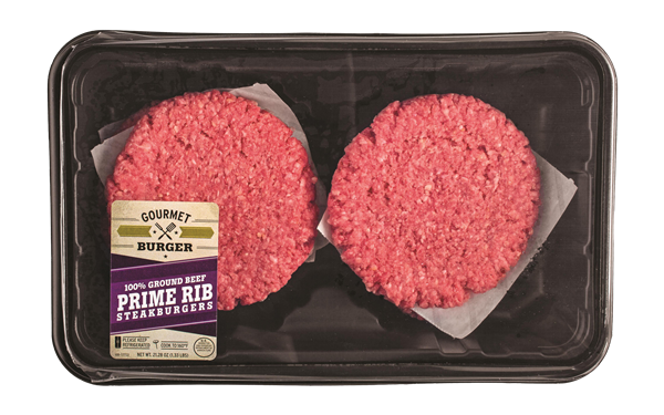 100% Ground Beef Prime Rib Steakburger Patties | Hy-Vee Aisles Online ...