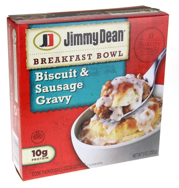 jimmy dean sausage biscuit nutrition