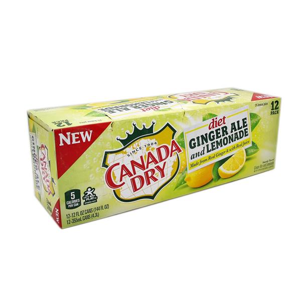 Canada Dry Diet Ginger Ale And Lemonade 12 Fl Oz 48 Cans Canada Dry Diet Ginger Ale Lemonade 12pk Hy Vee Aisles Online Grocery Shopping