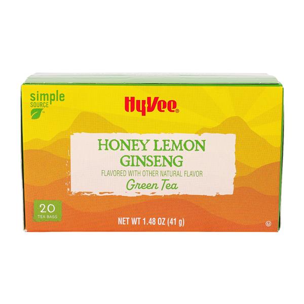 Hy-Vee Honey Lemon Ginseng Green Tea Bags | Hy-Vee Aisles Online