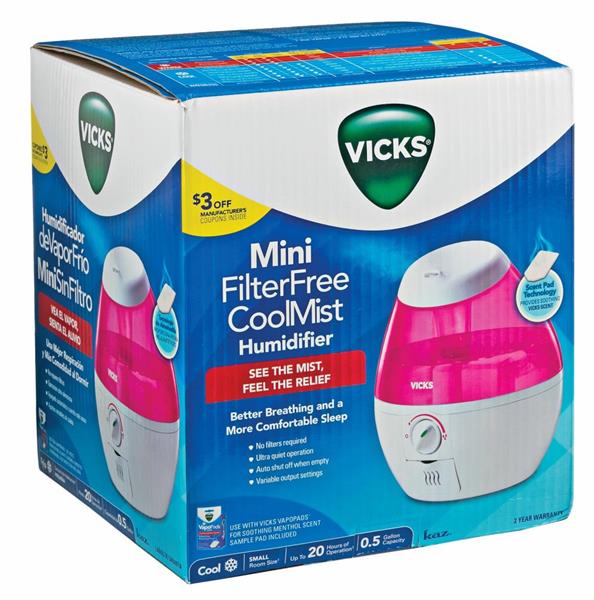 Vicks Mini FilterFree CoolMist Humidifier HyVee Aisles Online Grocery Shopping