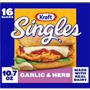 Kraft Singles, Garlic & Herb Slices 16ct