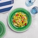 Hy-Vee Seasons Dinner Plate in Reactive Green