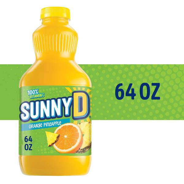 Sunny D Juice Content SunnyD Orange Pineapple Juice Drink Hy-Vee
