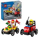 LEGO City Pizza vs. Fire Truck, 60458, 70Pc, 5+