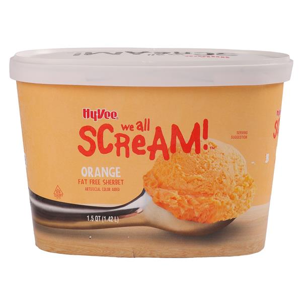 Hy-Vee Scream Orange Sherbet | Hy-Vee Aisles Online Grocery Shopping