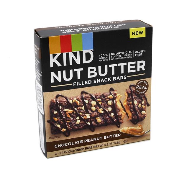 Kind Nut Butter Chocolate Peanut Butter Snack Filled Bars 4 1.3 oz Bars HyVee Aisles Online