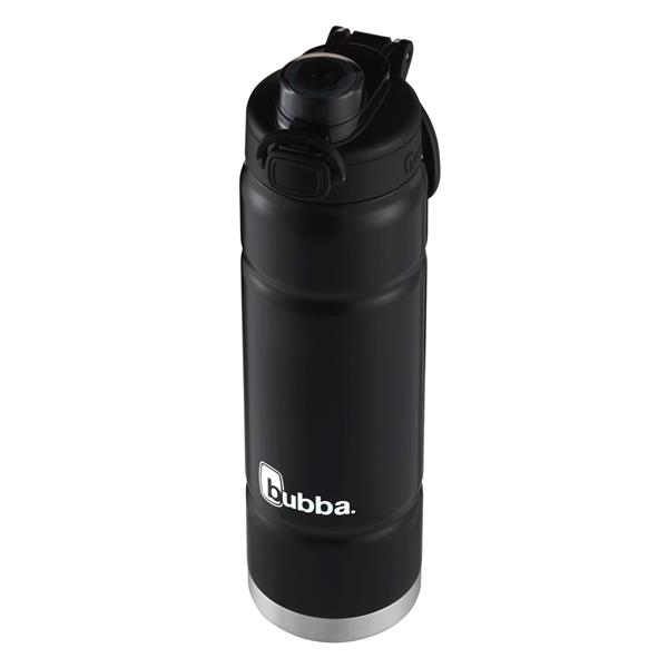 bubba Trailblazer Insulated Stainless Steel Water Bottle with Push Button  Lid Licorice