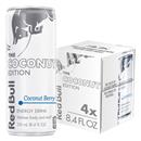 Red Bull Energy Drink, Coconut Edition, Coconut Berry 4Pk