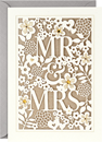 Hallmark Wedding Card (Mr. & Mrs.)