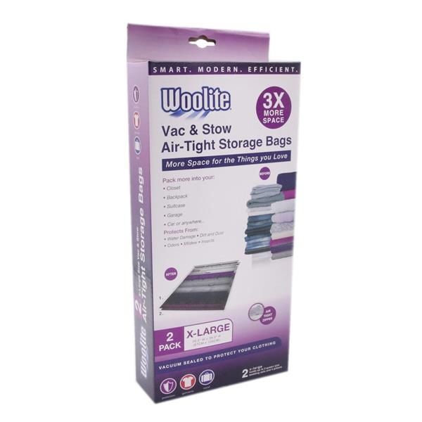 Woolite 2 Piece Air Tight x Large Vacuum Storage Bags