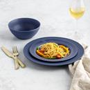 Hy-Vee Seasons Infinity Dinnerware in Echo Blue, Set of 12